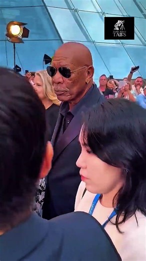 Morgan Freeman with his friend coming for an Event 💥❤️ #morganfreeman