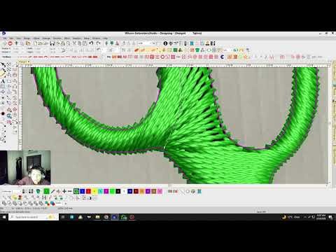 Digitizing A logo Using wilcom tutorial 2