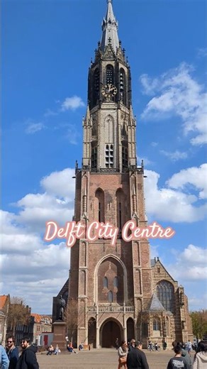 Discover Delft City Centre 🇳🇱 | Beautiful Streets, Canals & Historic New Church Tour#netherlands