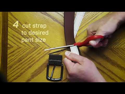 Timberland Cut-To-Fit Belt - How To Size and Rotate Your Cut-To-Fit Belt