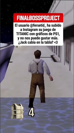 Así sería TITANIC si hubiera salido su videojuego ⛴️🎮 #titanic #ps1 #fersetid #gaming #videojuegos