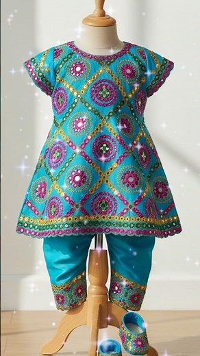 Beautiful Baby Girls Kurti Pajama Designs 2026 | Fancy Eid Ul Fitr Dress Ideas | Stylish Kids Outfit