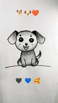 How to draw a Cute dog very easy#drawing ‪@drawingart_007‬ #cutedrawing #drawingtutorials #perfect