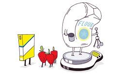 Kitchen scales: They're tidier and more accurate than cups and teaspoons.