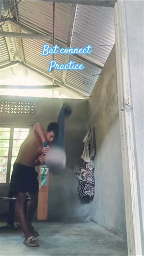 bat connect practice. #cricketlover