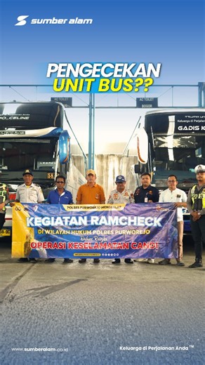 Sumber Alam on Instagram: "Ramcheck Bus Sumber Alam dalam rangka Operasi Keselamatan Candi 2026 ☺️"