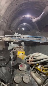 Rock bolts are a commonly used technique in tunnel construction and mining operations to provide reinforcement and support to the surrounding rock mass. They are designed to improve the stability and integrity of the tunnel by anchoring the rock in place. Rock bolts can be used in combination with other support measures, such as shotcrete (sprayed concrete), steel ribs, or mesh, to provide comprehensive support in tunnels. The specific design and installation methods for rock bolts may vary depe