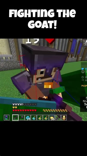 figting the goat!