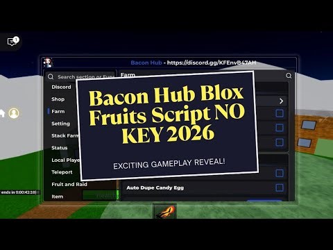 [BACON HUB] BLOX FRUITS SCRIPT NO KEY! AUTO KAITUN & EASTER EVENT (2026)