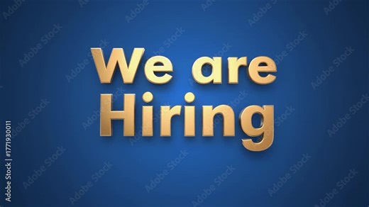 Eye-Catching "We Are Hiring" Animated Video: Perfect for Job Postings and Recruitment