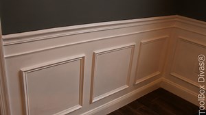 How to Install Picture Frame Moulding Wainscoting