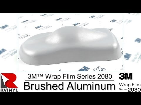 3M™ Wrap Film Series 2080 - Brushed Aluminum BR210 Vinyl