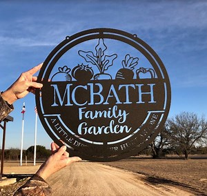 Custom Vegetable Garden Sign, Metal Vegetable Stand Signs, Gardening Gifts - Etsy