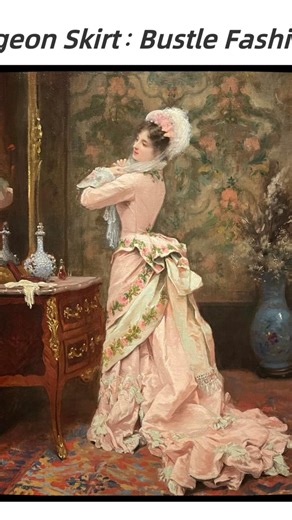 Fashion Tree on Instagram: "The dress that dethroned the Crinoline… #fyp #fashion #beauty #dresses #princess #story #bustle #bustledress"