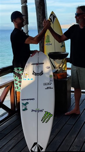 ...Lost Surfboards on Instagram: "The board @yagodora rode at the final. #StepDriver 6’1 19.00 2.50 with 30 liters. #LostSurfboards #WorldTitleBoard"