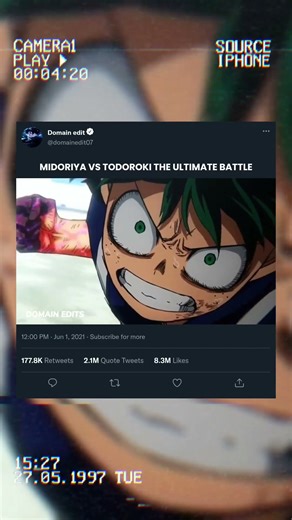 Midoriya vs todoroki the ultimate battle #midoriya#deku#todoroki#myheroacademia