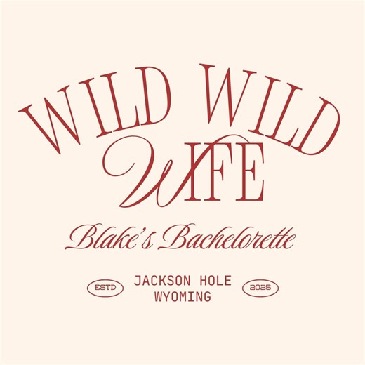 Wild Wild Wife Bachelorette Logo, Customizable Canva Logo, Western Bachelorette Theme, Jackson Hole Logo, Bachelorette Party Logo Pack - Etsy