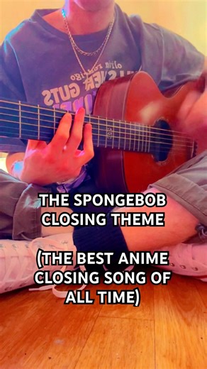 Spongebob closing theme #spongebob#anime#memes#guitar#music