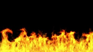 a realistic fire animation loop Alpha matte