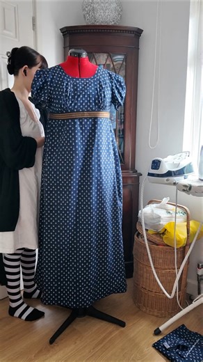Sew a Regency dress with me 💕