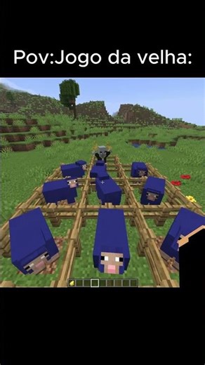 jogo da velha! #minecraft #minecrafthumor #minecraftmemes #gameplay