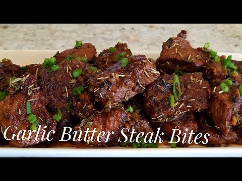 Maple Garlic Butter Steak Bites | Easy Steak Appetizer