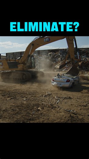 Demolition Playground on Instagram: "How To 'Eliminate' A Car #fyp #heavyequipment #cars #viral #demolition"