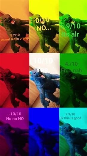 seeing how godzilla looks with different colors