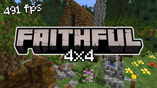 Faithful 4x4 Texture Pack 1.20 / 1.19 | Download