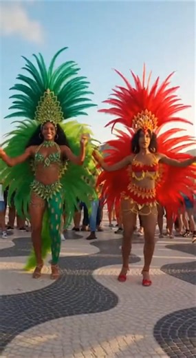 Beautiful Brazilian Ladies Dancing Samba#Music