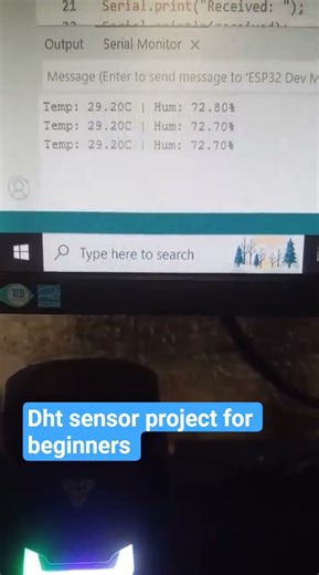 dht sensor project for beginners