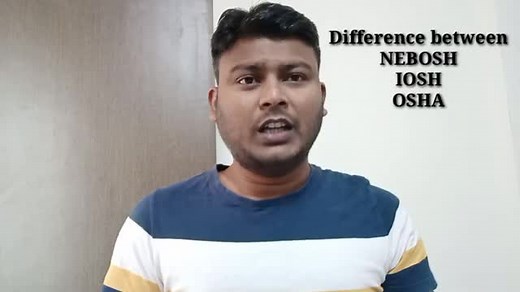 Difference between NEBOSH IOSH OSHA #safetyisfirst #safertogether #safetyscoop #safetytips #viralmyvideo @tiktok creators