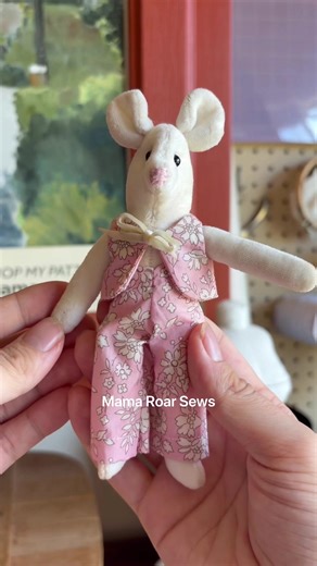 Handmade Matching Set for Dollhouse Mice