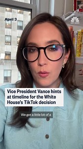 53K views · 175 reactions | NBC News correspondent Savannah Sellers reports Vice President JD Vance hinted at a possible timeline for when Americans may hear about TikTok’s fate. | NBC News | Facebook