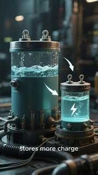 How Capacitors REALLY Work ⚡ #science #fact #electrical #capacitance #tech #capacitor #energy