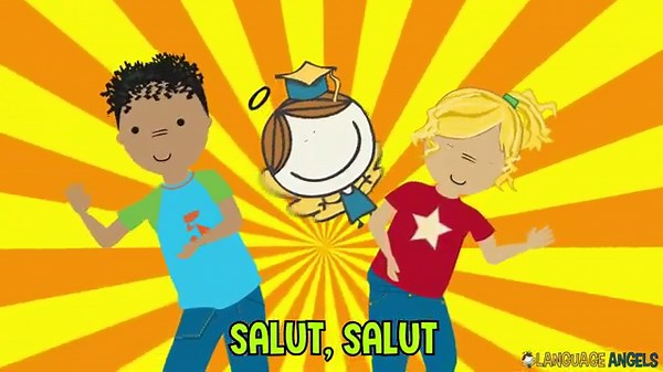 Salut & Bonjour | French Songs for Kids | Language Angels