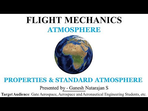 Atmosphere: Properties and Standard Atmosphere | Flight Mechanics | GATE Aerospace