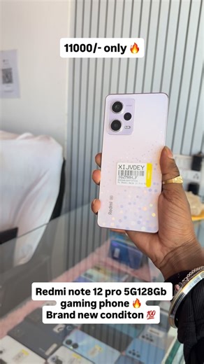 Roshan gupta on Instagram: "*Redmi note 12 pro 5G* *Gaming phone 🤩* *Original display💯* full fresh conditon 🤩 never open 👍🏻 RAM - 8GB ‘ STORAGE - 128GB 🥳 Full Faide ka souda 🥳 Price - 11000 /- only"