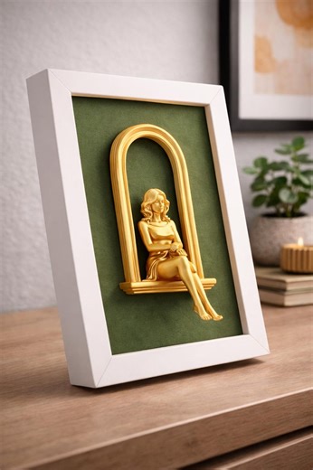 Modern Wall Art STL | 3D Wall Decor Printable | Minimalist Sculpture | Home Decor STL File | Scalable 3D Print Design.wall Art Digital Stl. - Etsy