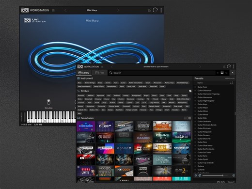 UVI Workstation 4 llega con un potente buscador y el paquete de sonidos UVI Starter