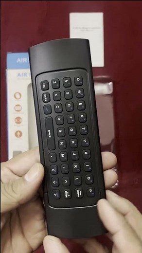 Air Fly Mouse Universal Smart Remote with Keyboard #airmouse #viral