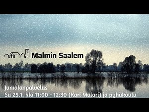 Jumalanpalvelus Su 25.1.2026 klo 11:00