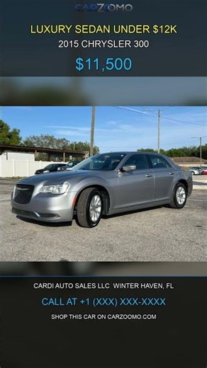 2015 Chrysler 300 for sale in Winter Haven, FL, 33880 | $11,500