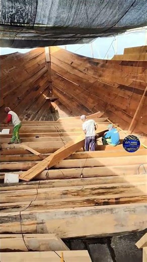 Building a Giant Wooden Boat by Hand! Traditional Carpentry Skills