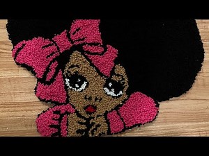 DIY: Punch needle Rug tutorial…easy just watch