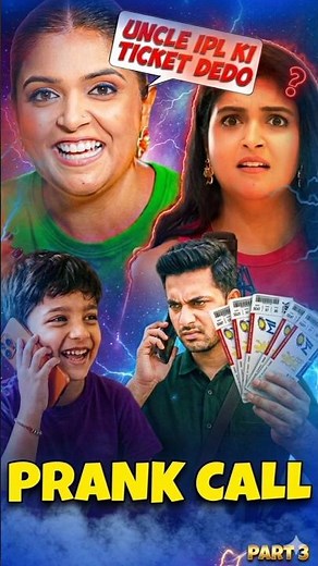 Ruhan Ne Kiya Call Prank || Uncle IPL Ki Ticket Dedo Call Prank || Kid's Parnk Call | Part 3 #shorts
