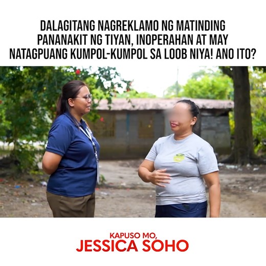 PAALALA: Naglalaman ng sensitibong imahe ang ulat na ito. Maging disente rin sa pagkomento. Dalagitang nagreklamo ng matinding pananakit ng tiyan, inoperahan at may natagpuang kumpol-kumpol sa loob niya! Ano ito? #KMJS | Kapuso Mo, Jessica Soho (One at Heart, Jessica Soho)