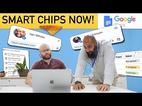 How to use Smart Chips in Google Docs
