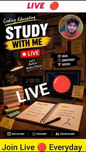 #studywithme #studylive #live #syudy #viral #hype #studyvibesonly #studywithbp ‪@codingeducating‬