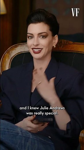 Anne Hathaway reminisces on filming The Princess Diaries with the "radiant" Julie Andrews.